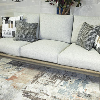 P390-838 SWISS VALLEY Outdoor Sofa with Cushion