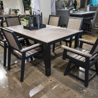 P384 7PC SETS MOUNT VALLEY Outdoor Dining Table