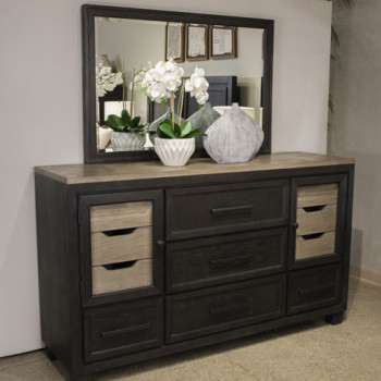 B989-31-36 Foyland Dresser + Mirror