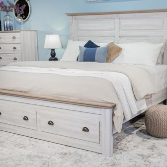 B1512-57-54S-98 Haven Bay Queen Storage Bed