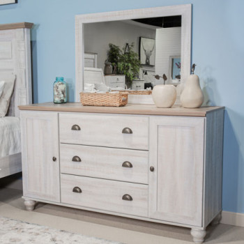 B1512-231-36 Haven Bay Dresser + Mirror