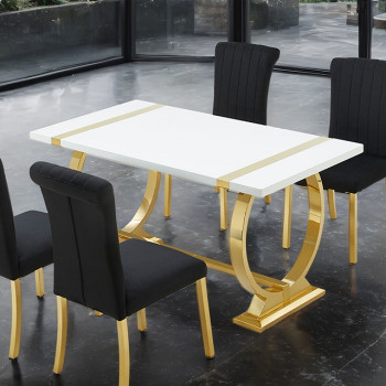 FM37007GD-T Holstebro 60" Dining Table