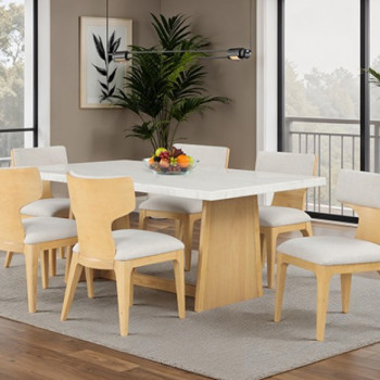 FM34004NT-T-7PC Caerwys 7 Pc Dining Table Set