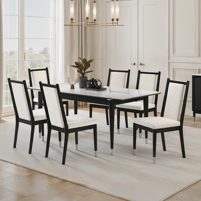 FM32001BK-T-5PC Maidstone 5 Pc Dining Table Set