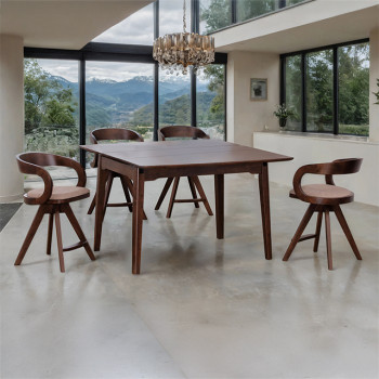 FM30008WN-PT-5PC-09 Croglio 5 Pc Counter Ht Table Set