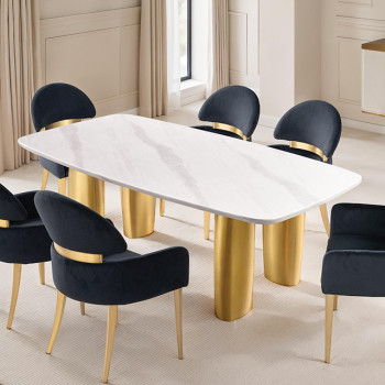 FM37004WH-T-TABLE Northall Dining Table