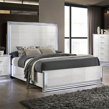 FM72010WH-Q Hazeline Queen Bed