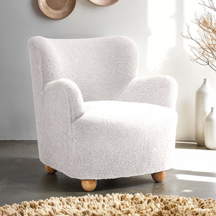 FM-AC8017WH Acaso Accent Chair