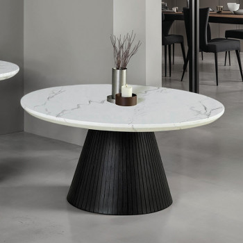 FM44004BK-CR-TABLE Sindal Round Cocktail Table