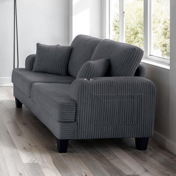 SL6932DG-LV-PK Moretaine Loveseat