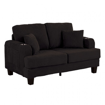 SL6932BK-LV-PK Moretaine Loveseat
