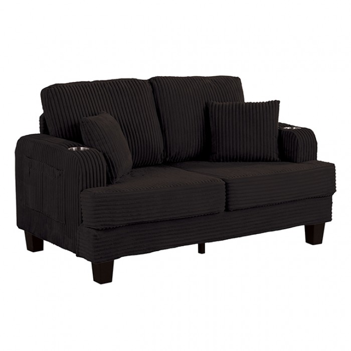 SL6932BK-LV-PK Moretaine Loveseat