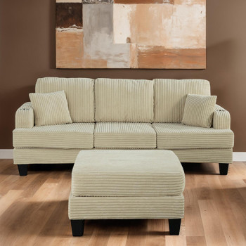 SL6932BG-SF-PK Moretaine Sofa