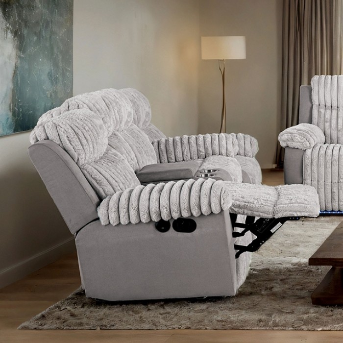 FM64004GY-LV-M Dionysus Manual Reclining Loveseat