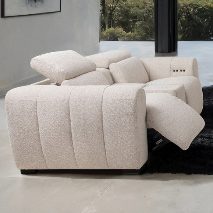 CM9934WH-LV-PM-PK Thaddea Power Loveseat