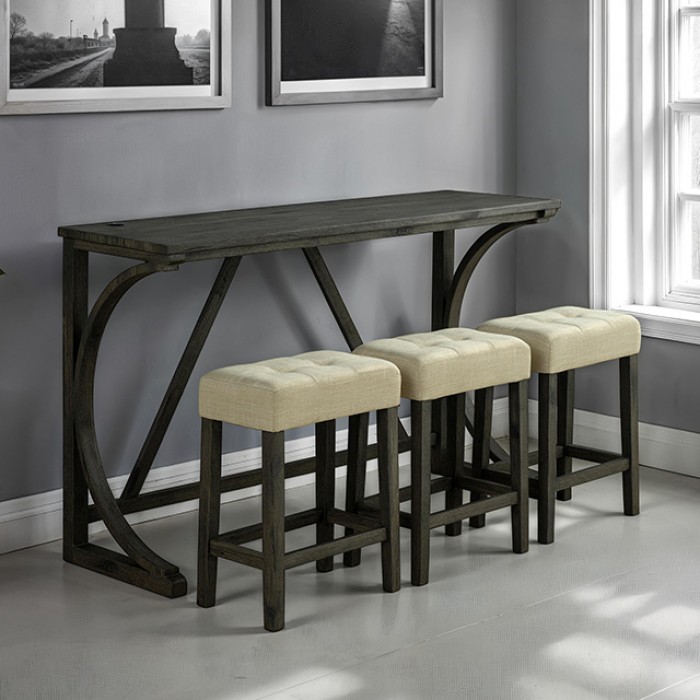SL3403DG-PT-4PK Ptolema 4 Pc. Dining Table Set