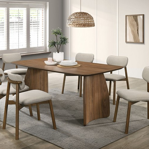 FM3217WN-T-TABLE-7PC 7PC SETS Alnwick Dining Table + 6 Side Chairs
