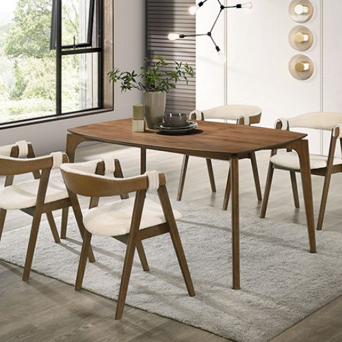 FM3216WN-T-5PC 5PC SETS Ebikon Dining Table + 4 Side Chair