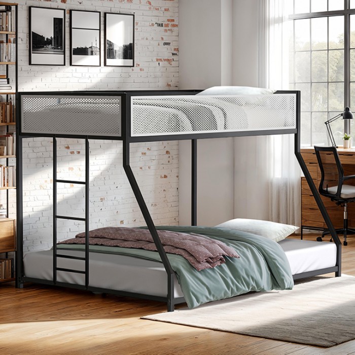 FM-BK1201BK-TF Southall Twin/full Metal Bunk Bed