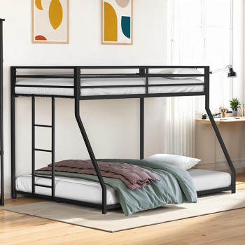 FM-BK1200BK-TF Rothwell Twin/full Metal Bunk Bed