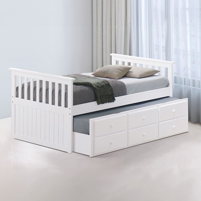 FM-BK101WH-BED Clemens Captain Bed