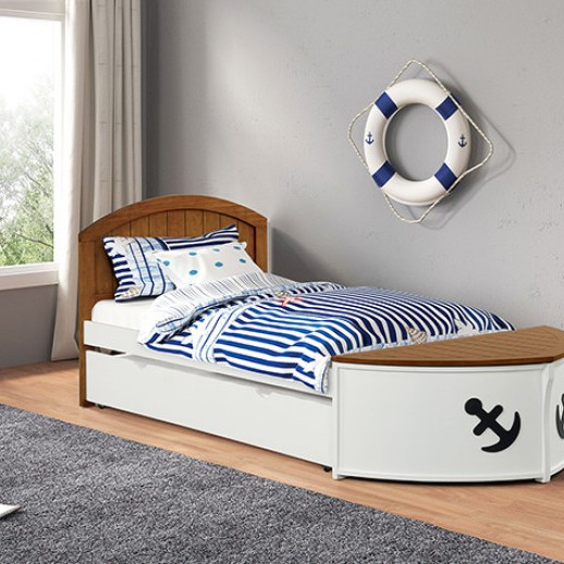 FM7629AK-T-BED+TR Poseidon Twin Captain Bed