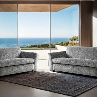 FM61005GY-SF-LV 2PC SETS Severo Sofa + Loveseat