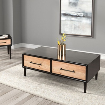 FM49003BK-2PC 2PC SETS Lakeside Cocktail Table + End Table