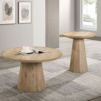 FM4222NT-C-PK-2PC 2PC SETS Halewood Cocktail Table + End Table