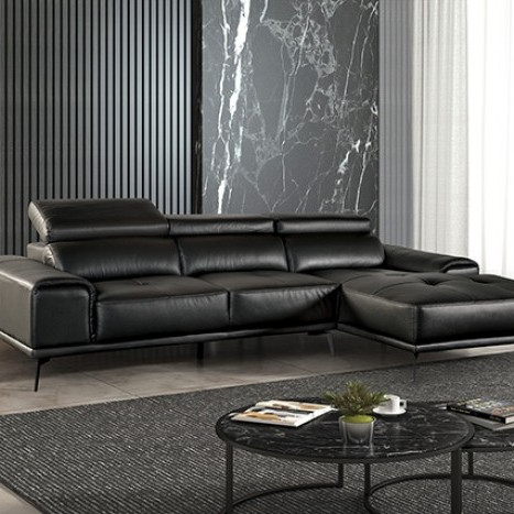 FM69005BK-SECT-R Vadso Sectional, Right Chaise