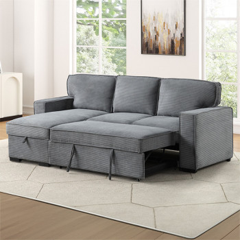 FM6967GY-SECT Winsford Sectional Reversible Chaise Storage