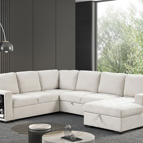 FM6966BG-SECT Stockwell Sleeper Sofa Sectional