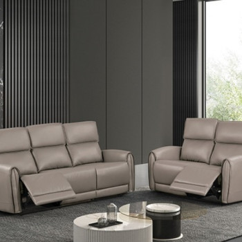 FM6012LB-SF-2PC 2PC SETS Schlieren Power Sofa + Loveseat