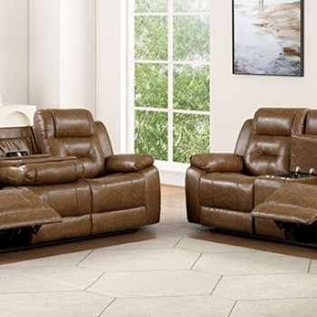 FM6011BR-SF-2PC 2PC SETS Ezekius Sofa + Loveseat