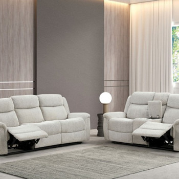 FM6013LG-SF-M-2PC 2PC SETS Sandbach Manual Reclining Sofa + Loveseat