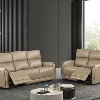 FM6012BG-SF-PM-2PC 2PC SETS Schlieren Power Sofa + Loveseat