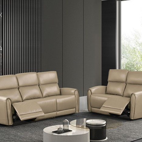 FM6012BG-SF-PM-2PC 2PC SETS Schlieren Power Sofa + Loveseat