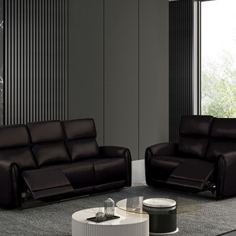 FM6012BK-SF-PM-2PC 2PC SETS Schlieren Power Sofa + Loveseat