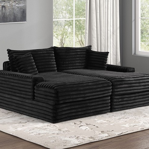 FM6900BK-PK Tavedestrand Double Chaise Sofa