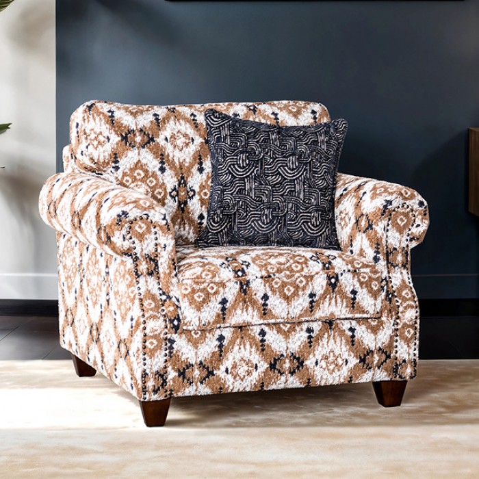 FM61009WH-CH-PT Earley Accent Chair