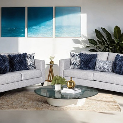 FM61008LG-SF-LV 2PC SETS Harlow Sofa + Loveseat