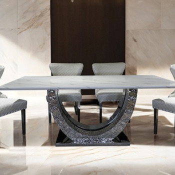 FM33003SV-T-TABLE-5PC1 5PC SETS Portanova Dining Table + 4 Chairs