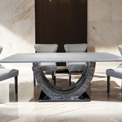 FM33003SV-T-TABLE-5PC1 5PC SETS Portanova Dining Table + 4 Chairs