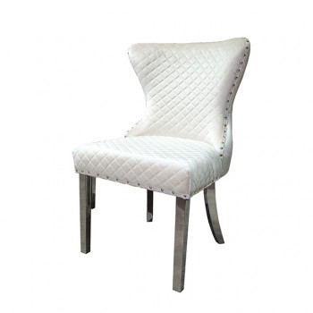 FM33014WH-SC-2PK Portanova Silver Chair