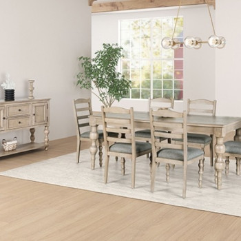 FM39000AK-T-7PC 7PC SETS Chesapeake Dining Table + 6 Side Chairs