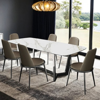 FM3701SV-T-TABLE-7PC 7PC SETS Norelli Dining Table + 6 Side Chairs
