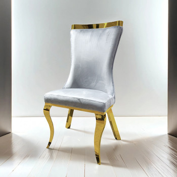 FM33013GY-SC-2PK Basilicata Gold Chair