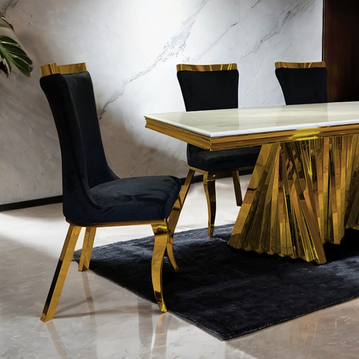 FM33001GD-T-TABLE Basilicata Dining Table