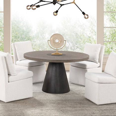 FM3331DB-RT-TABLE-5PC 5PC SETS Broager Round Table + 4 Dining Chairs