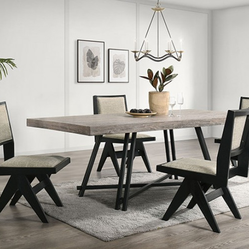 FM3222BK-T-5PC 5PC SETS Tottenham Table + 4 Side Chairs